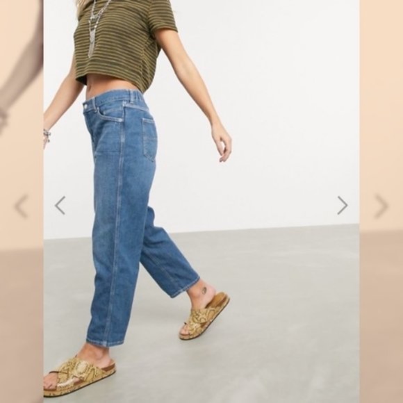 Free People Chloe Baby Barrel Jeans SIZE S NWT - Picture 9 of 13